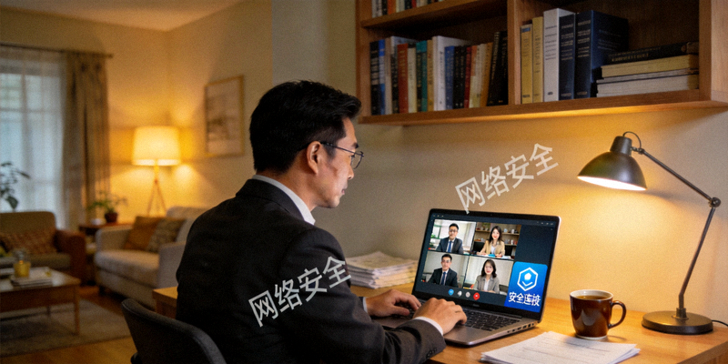 在家中进行远程办公和视频会议的专业人士，需要安全的网络环境